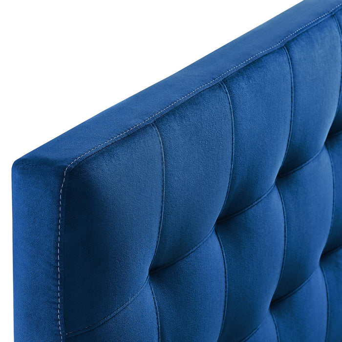 Lily Biscuit Tufted Performance Velvet Headboard