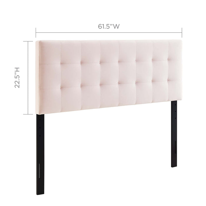 Lily Biscuit Tufted Performance Velvet Headboard