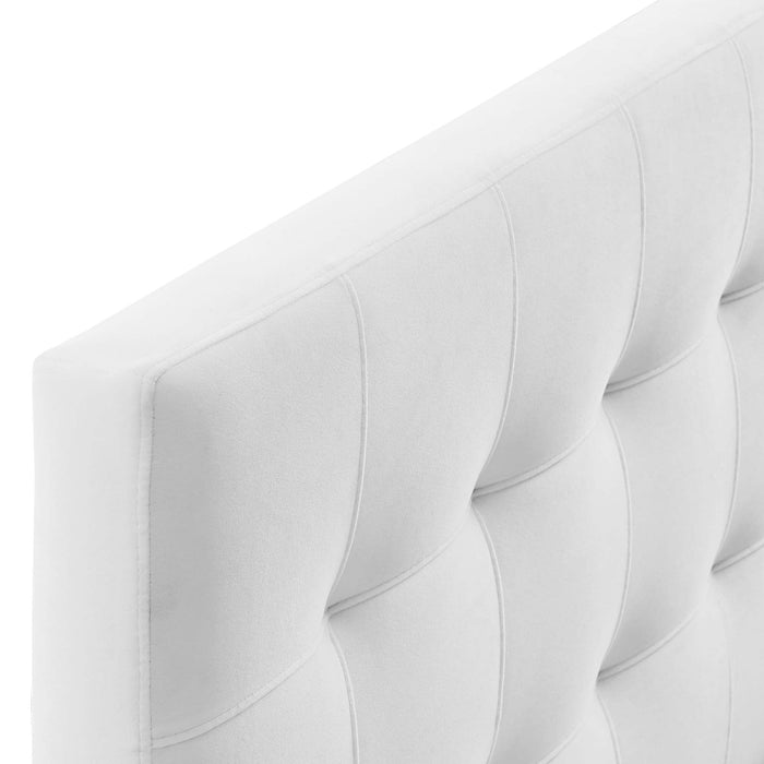 Lily Biscuit Tufted Performance Velvet Headboard