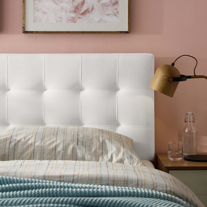 Lily Biscuit Tufted Performance Velvet Headboard