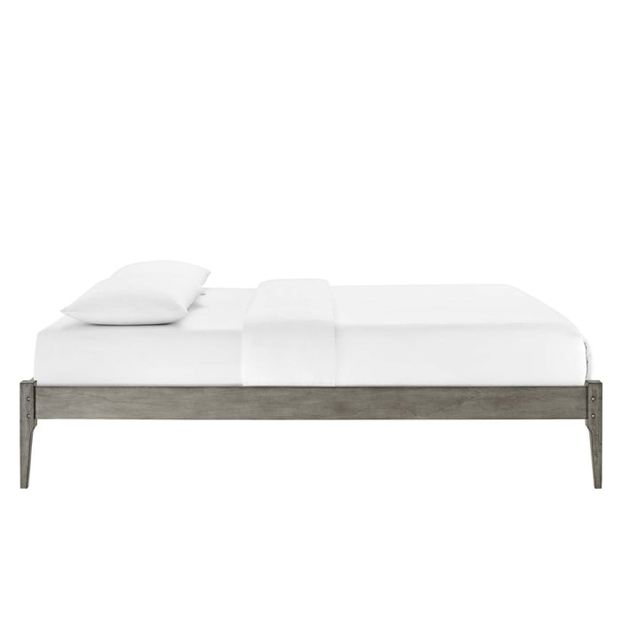 June Wood Platform Bed Frame