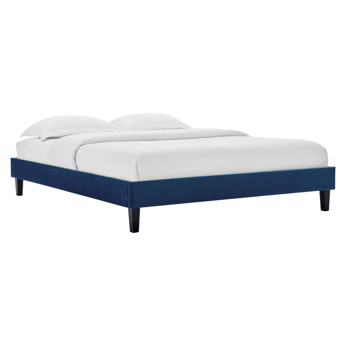 Soleil Performance Velvet Bed