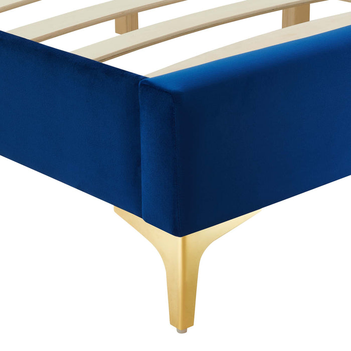 Sutton Performance Velvet Bed Frame