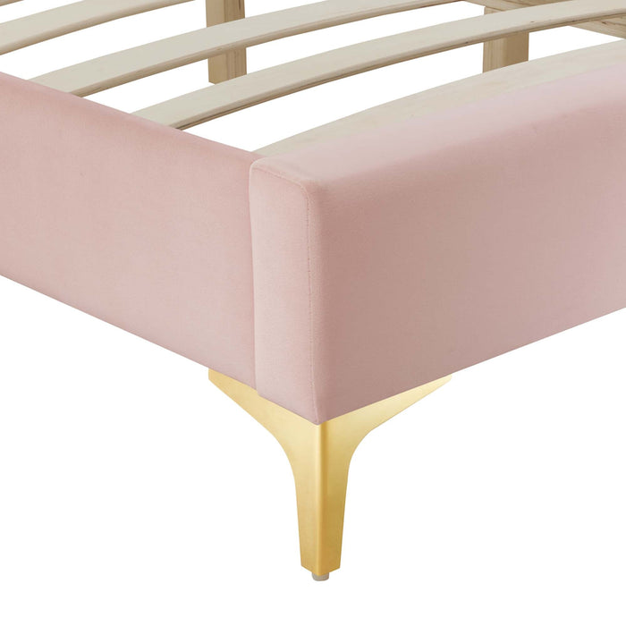 Sutton Performance Velvet Bed Frame