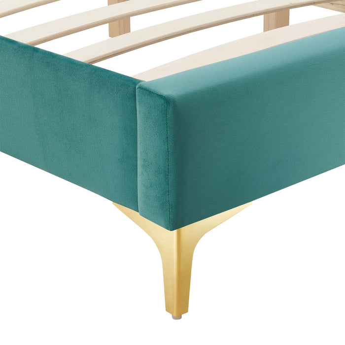 Sutton Performance Velvet Bed Frame