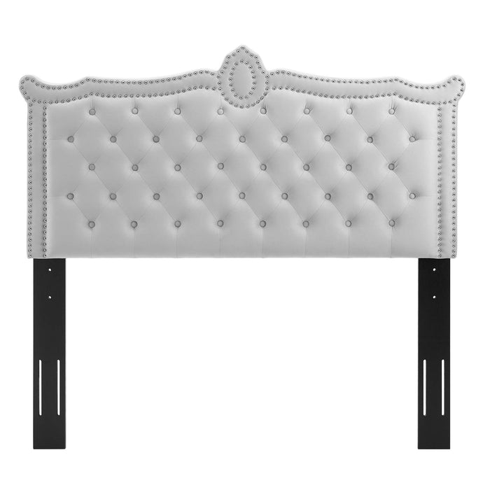 Louisa Tufted Performance Velvet Headboard