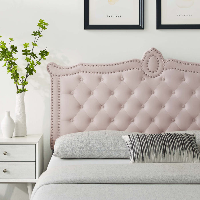 Louisa Tufted Performance Velvet Headboard