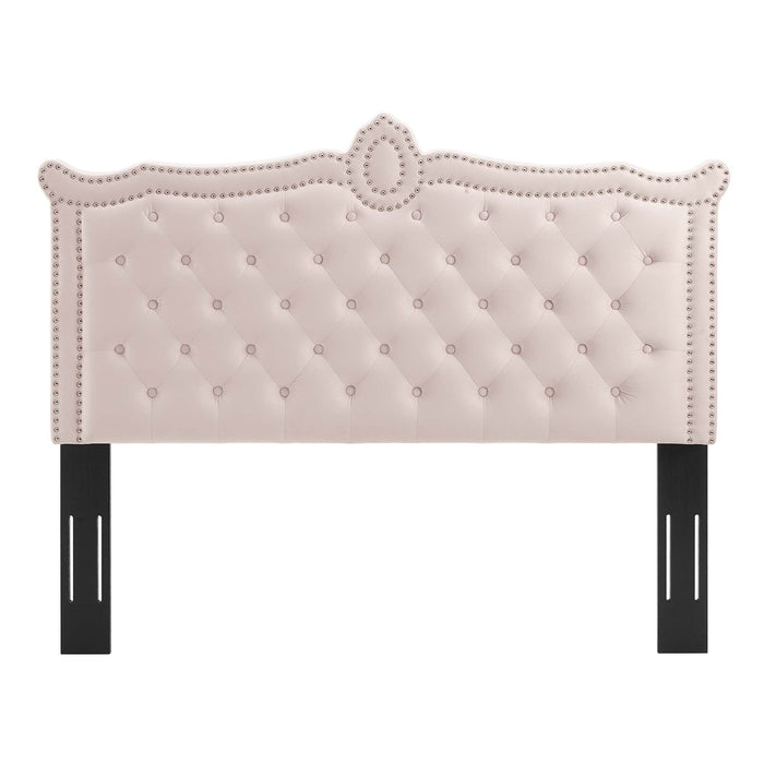 Louisa Tufted Performance Velvet Headboard