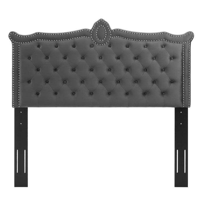 Louisa Tufted Performance Velvet Headboard