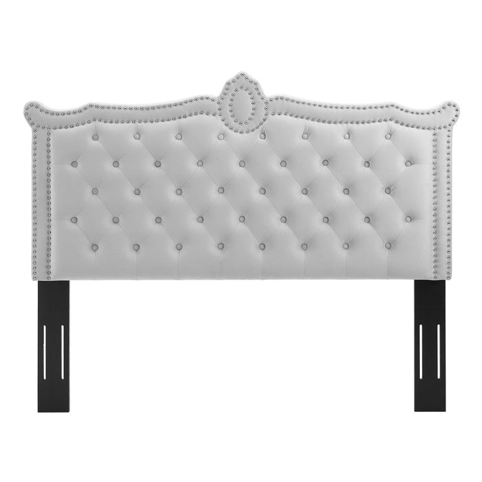 Louisa Tufted Performance Velvet Headboard