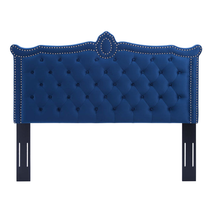 Louisa Tufted Performance Velvet Headboard