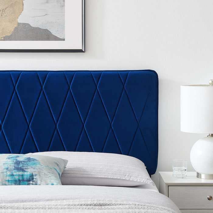 Leila Performance Velvet Headboard