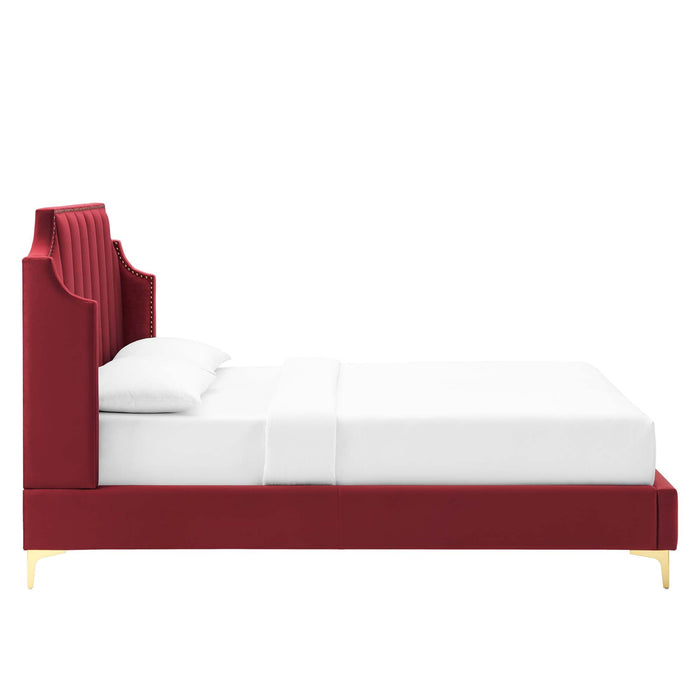 Daniella Performance Velvet Platform Bed