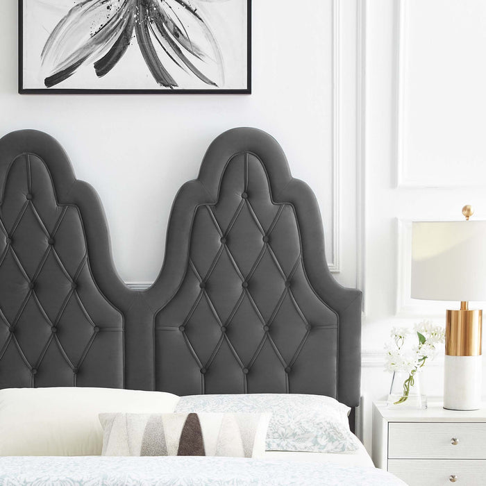 Augustine Tufted Performance Velvet Headboard