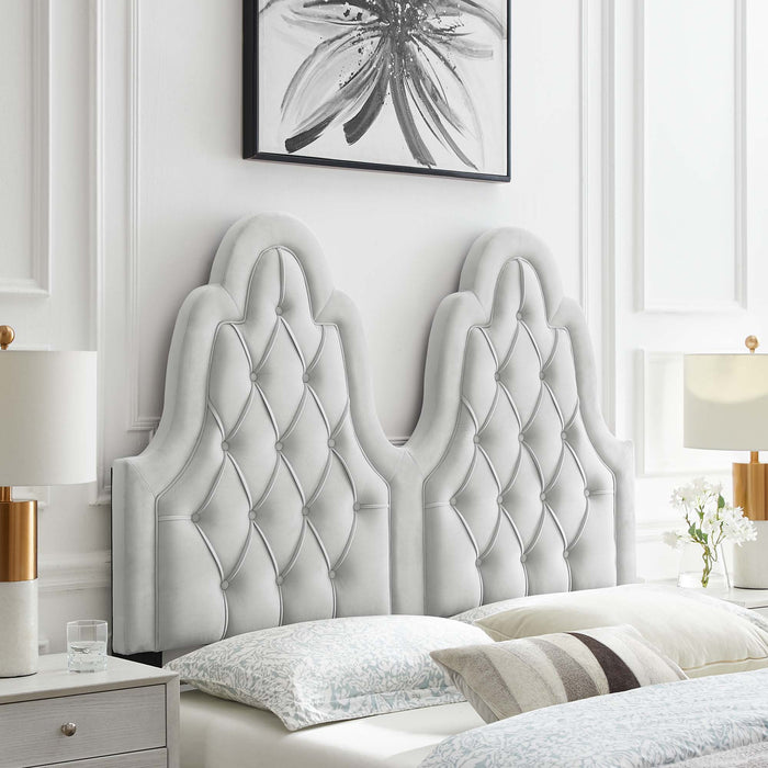 Augustine Tufted Performance Velvet Headboard