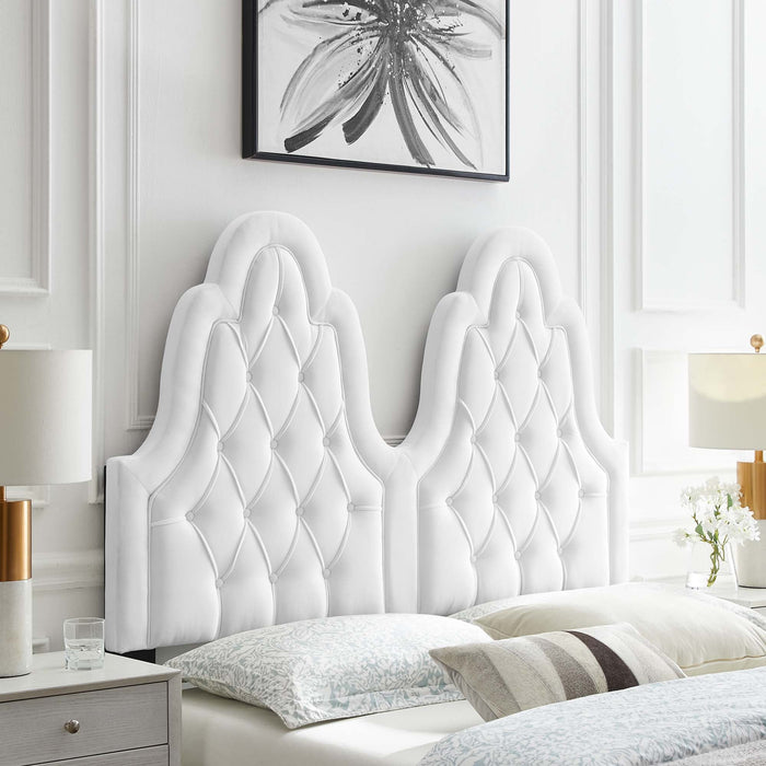 Augustine Tufted Performance Velvet Headboard