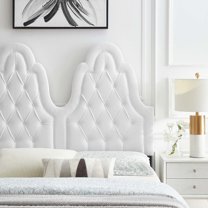 Augustine Tufted Performance Velvet Headboard