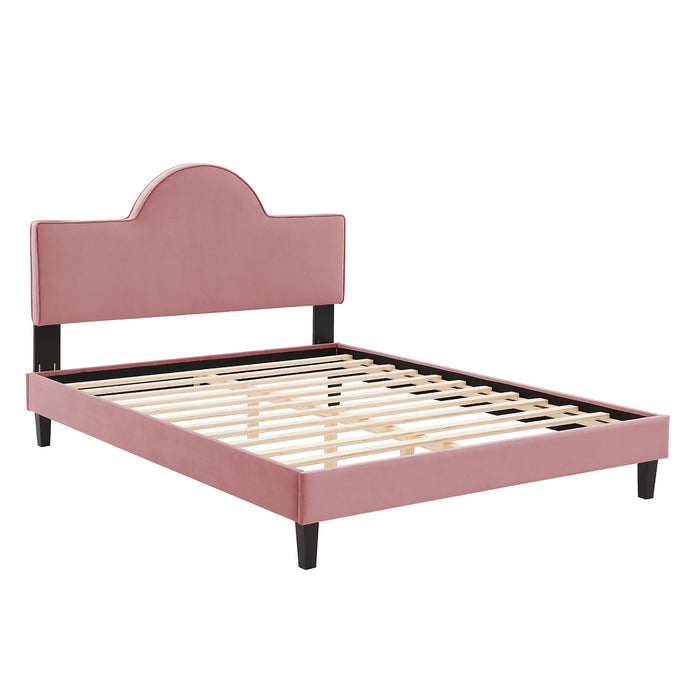 Soleil Performance Velvet Bed