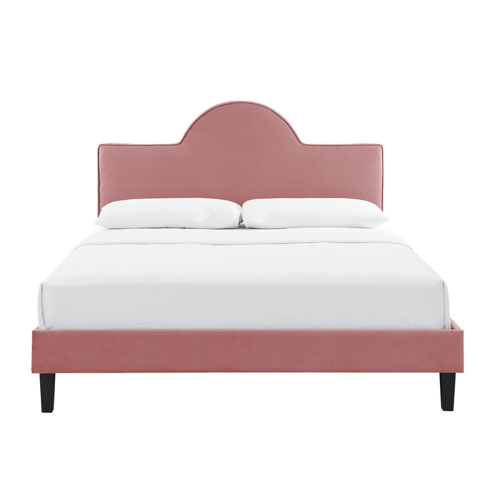 Soleil Performance Velvet Bed