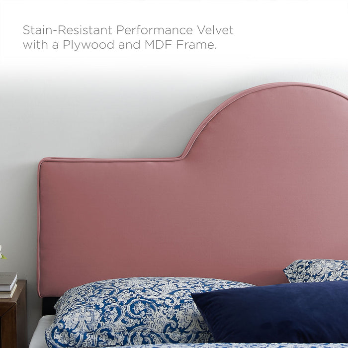 Soleil Performance Velvet Bed