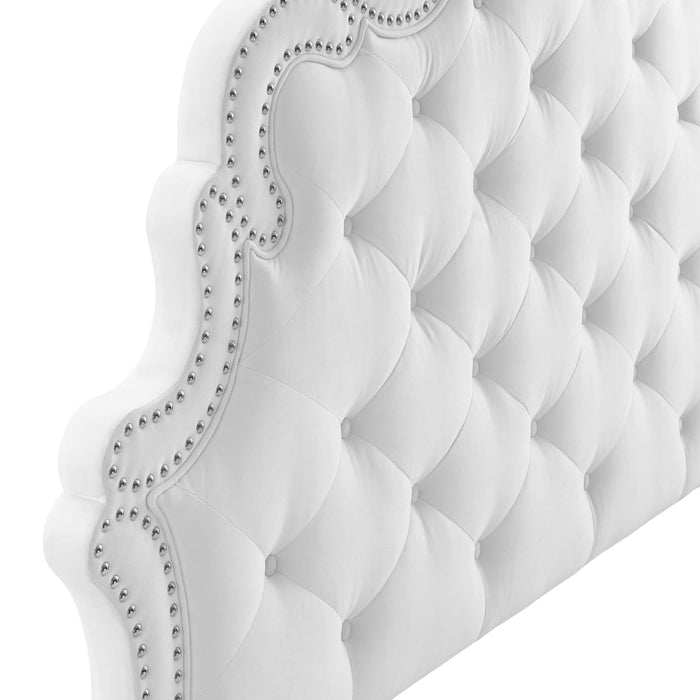 Arabella Button-Tufted Performance Velvet Headboard