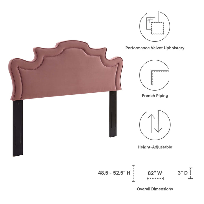 Evangeline Performance Velvet Headboard