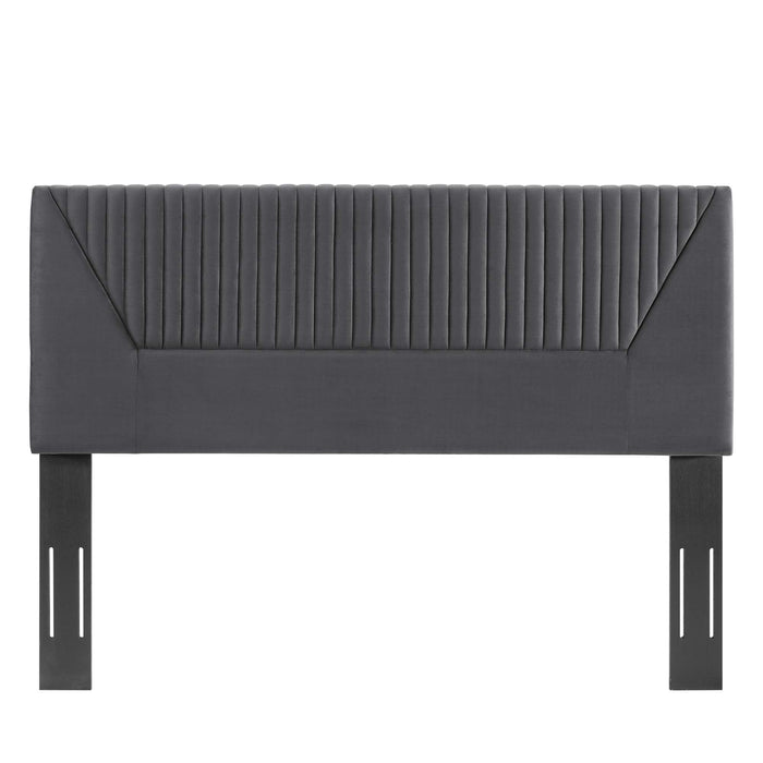 Patience Channel Tufted Performance Velvet Headboard