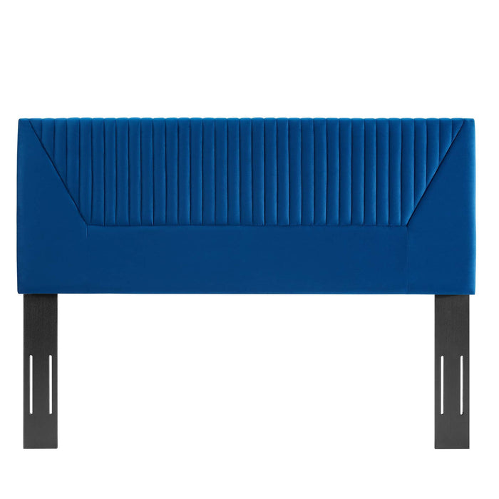 Patience Channel Tufted Performance Velvet Headboard