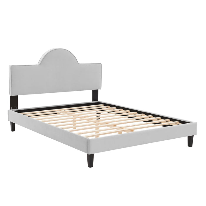 Soleil Performance Velvet Bed