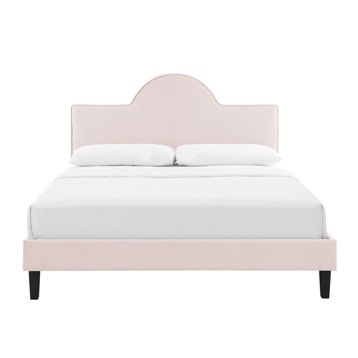 Soleil Performance Velvet Bed