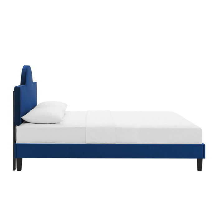 Soleil Performance Velvet Bed