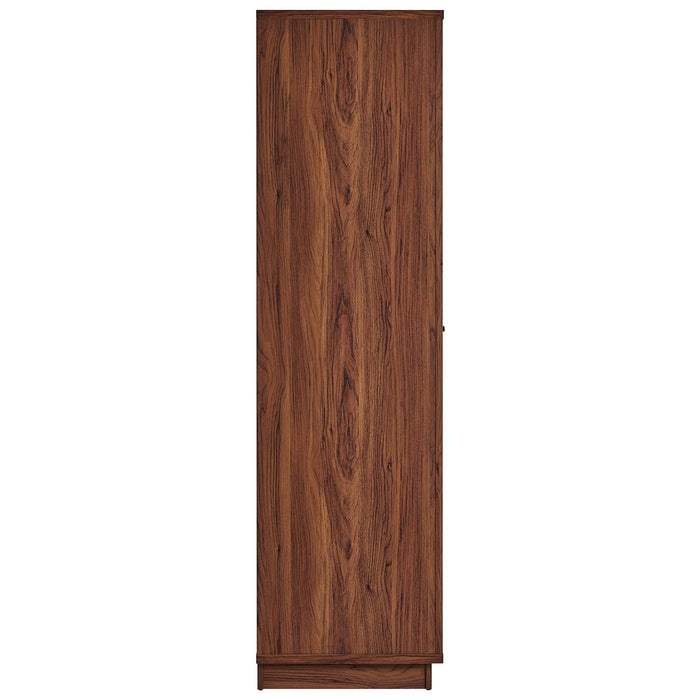 Capri 70" Tall Wood Grain Storage Cabinet