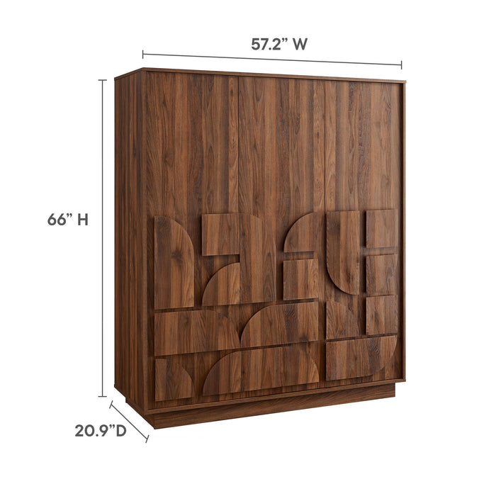 Bulwark 3-Door Wardrobe Closet