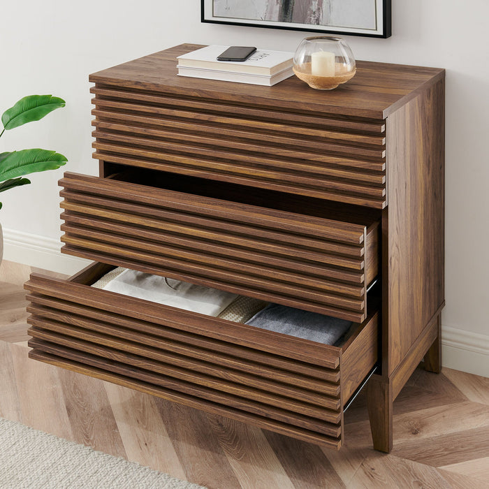 Render Large 3-Drawer Nightstand