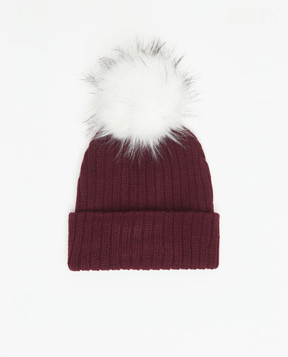 Knit Beanie Burgundy