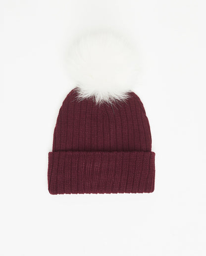 Knit Beanie Burgundy