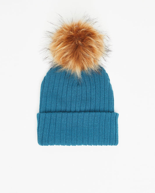 Tuque Enfant Doublée Turquoise - Vegan