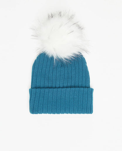 Turquoise Knit Beanie