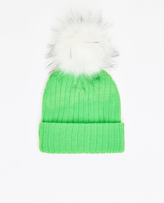 Knit Beanie Green