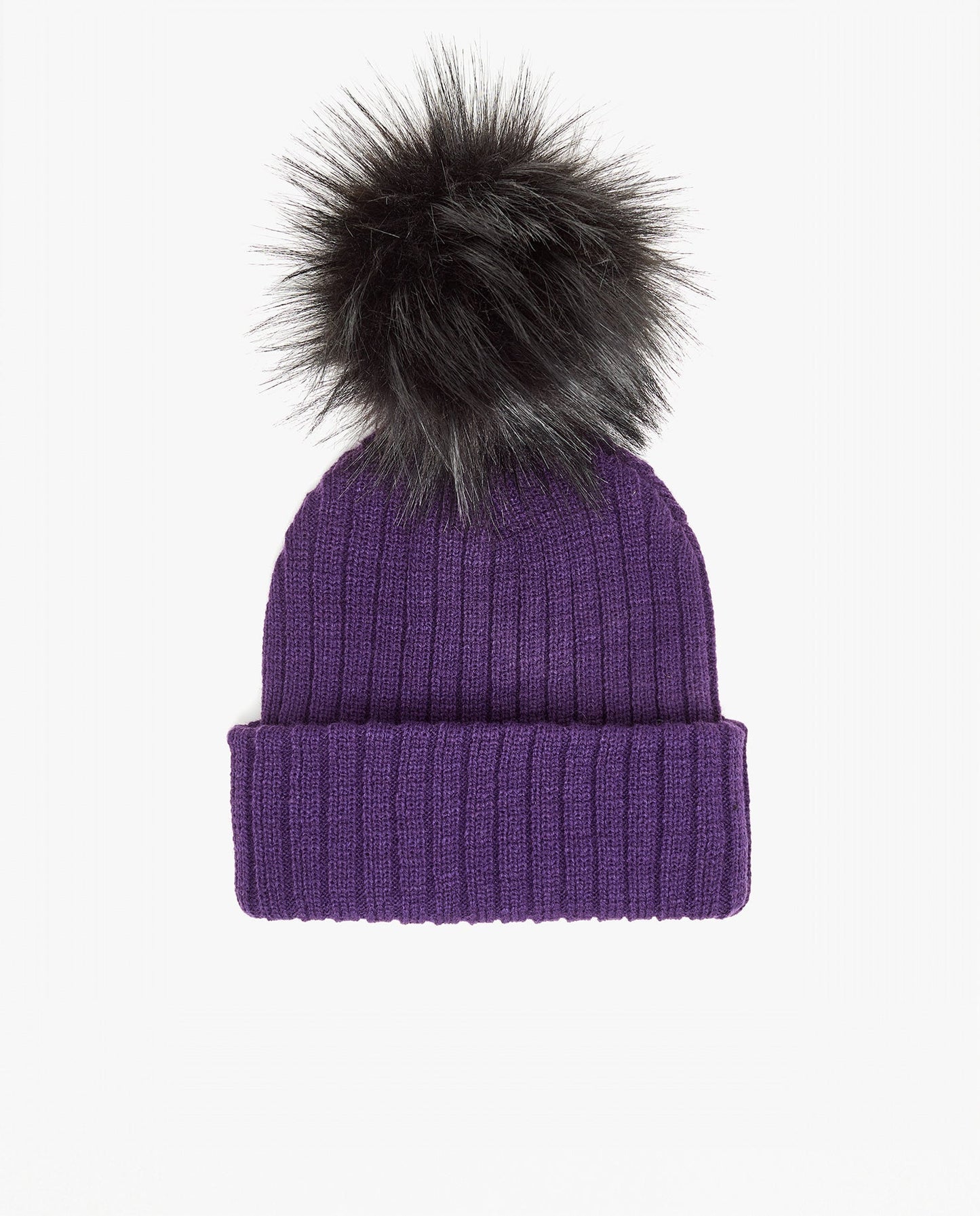 Bonnet Tricot Aubergine