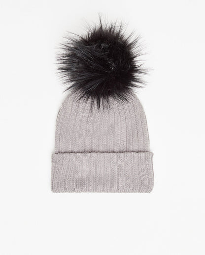 Knit Beanie Grey