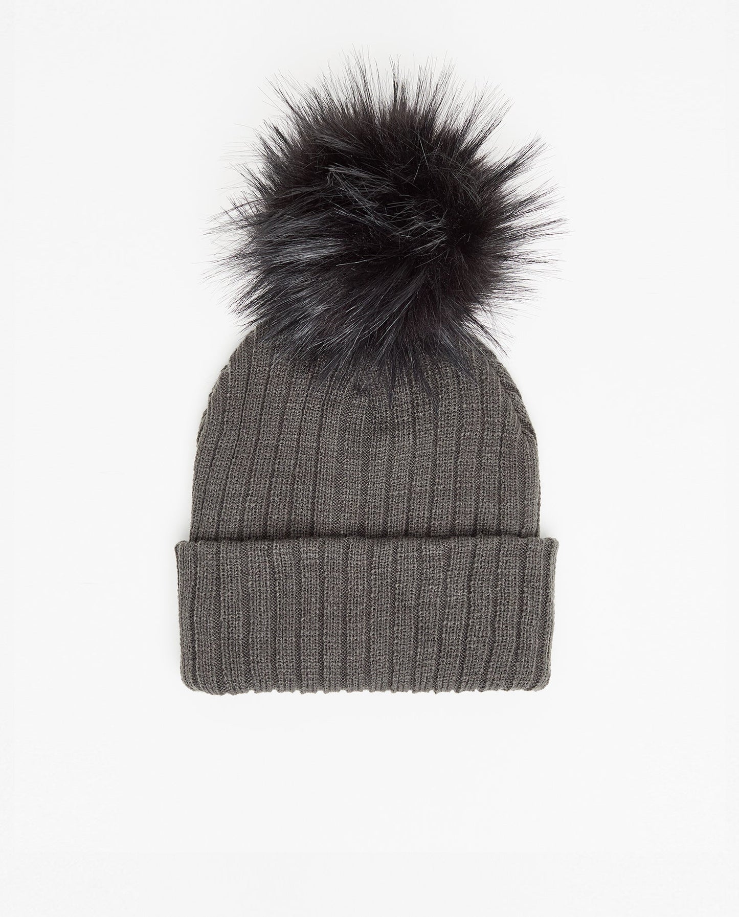 Tuque Adulte Doublée Charcoal - Vegan