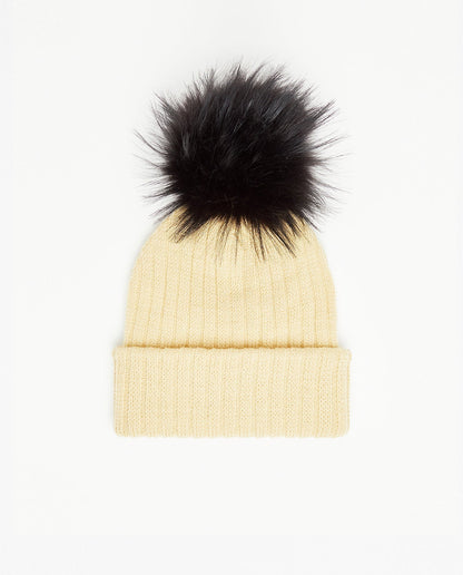 Knit Beanie Lemon