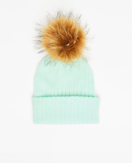 Tuque Enfant Doublée Aqua - Vegan