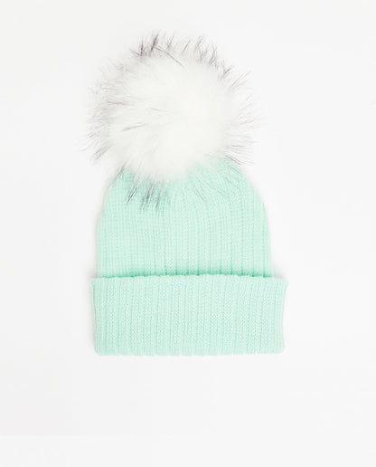 Knit Beanie Aqua