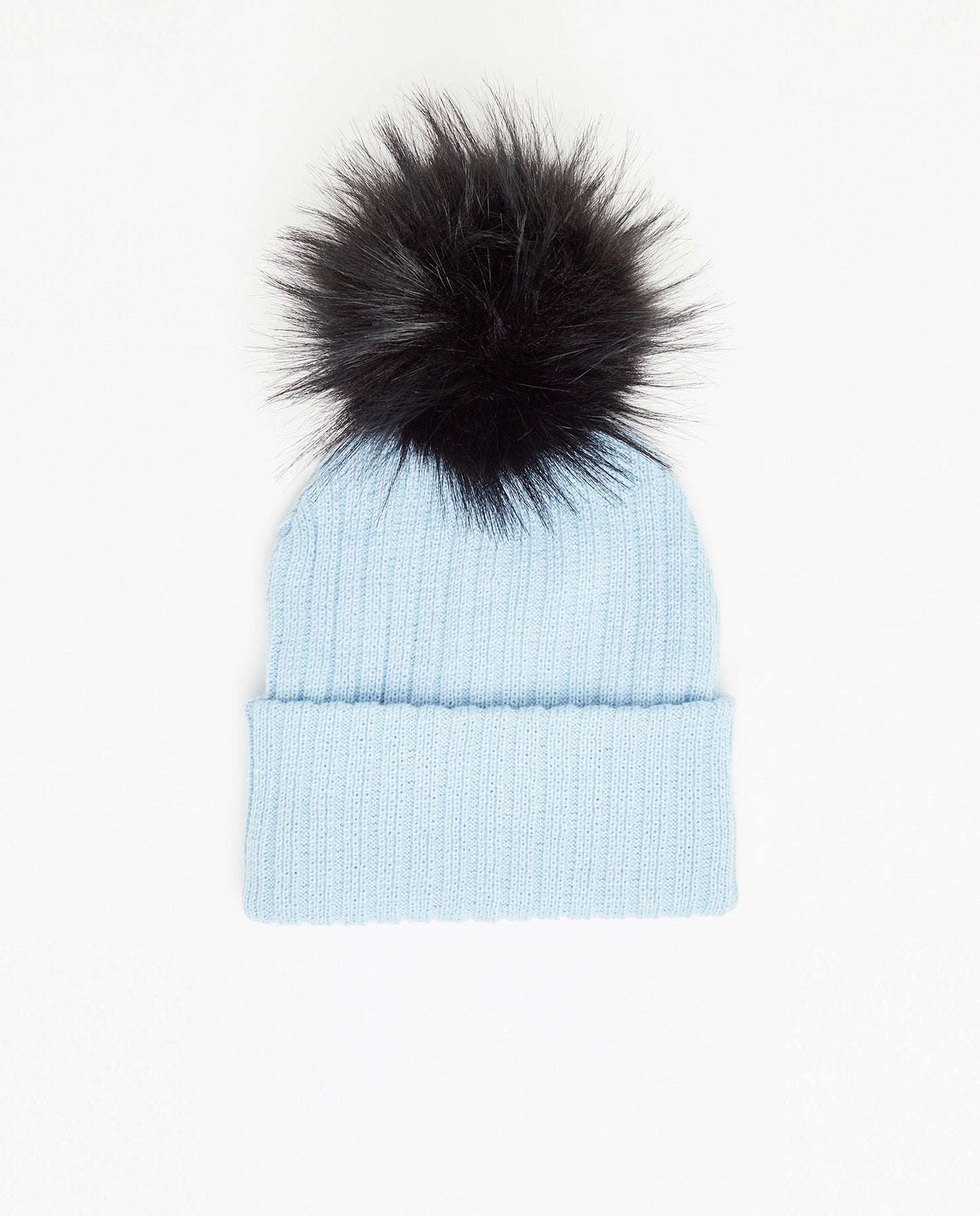 Tuque Enfant Doublée Bleu Bébé - Vegan