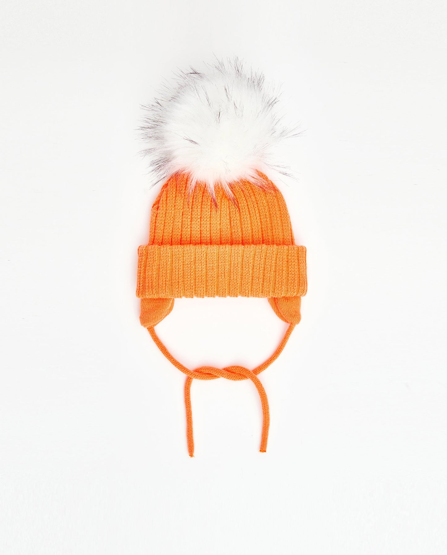 Tuque Enfant Doublée avec Cordons Fire Burning - Vegan