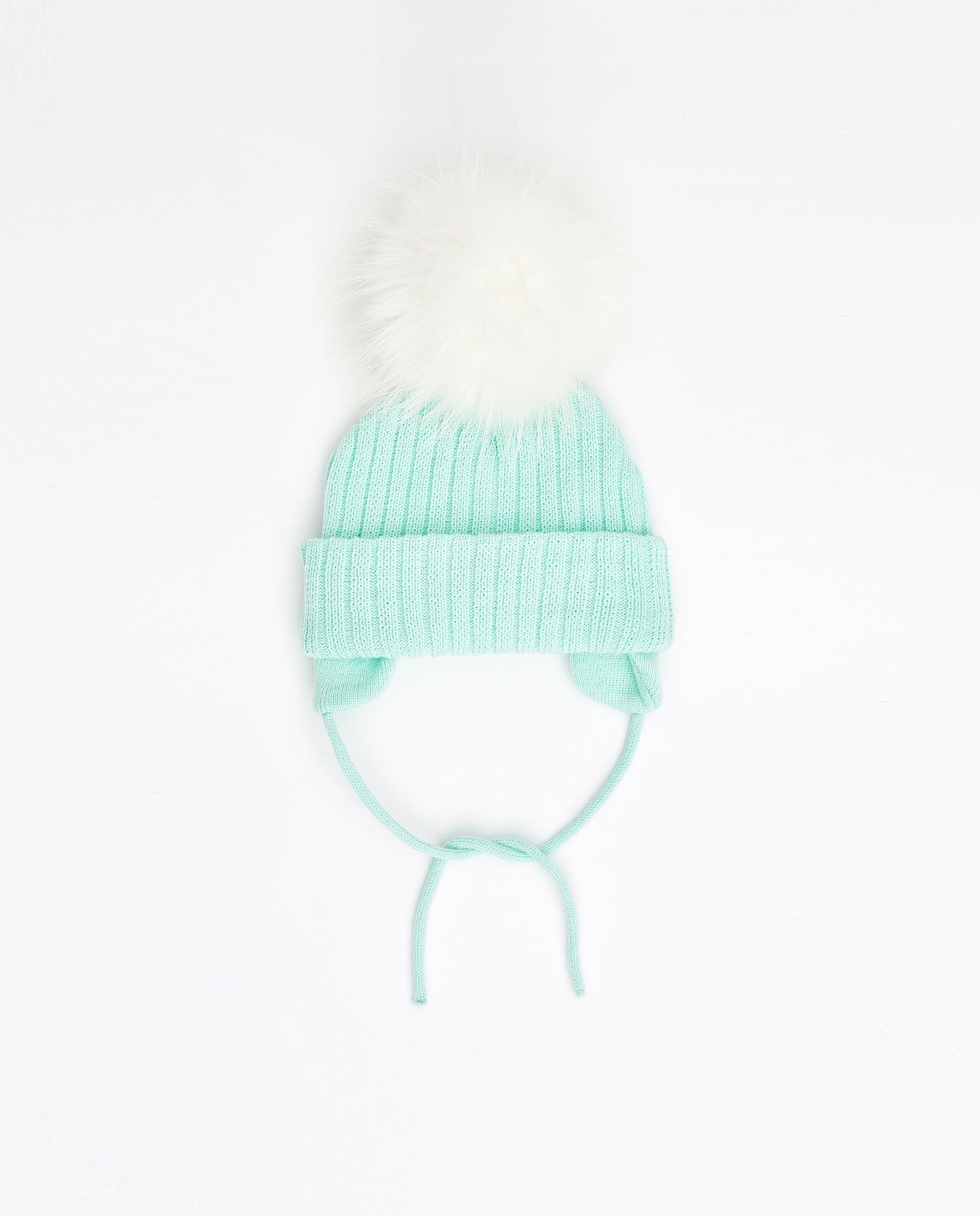 Tuque Nouveau-Né Doublée Aqua