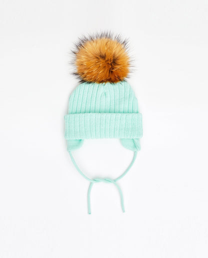 Knit Beanie Aqua