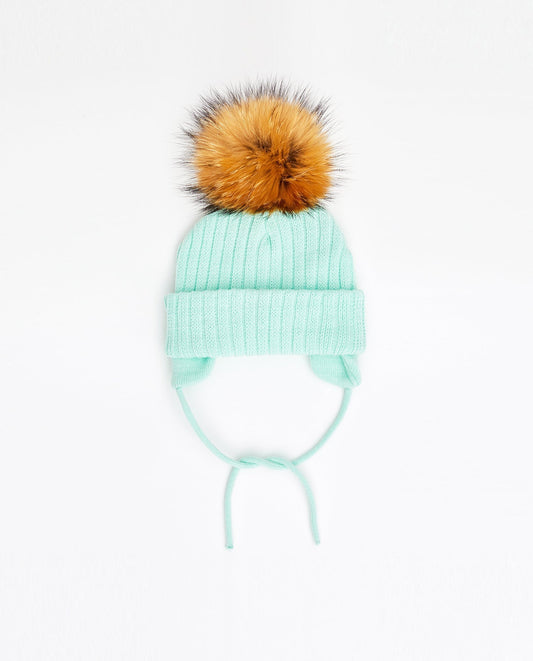 Knit Beanie Aqua